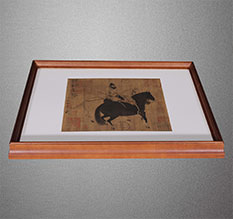 白水书画装裱配框服务案例