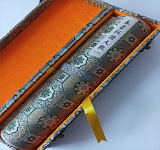 白水书画装裱案例